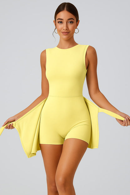 Slim Fit Waist-Tie Sport Dress