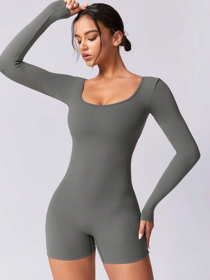 SculptFit V-Back Jumpsuit