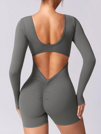 SculptFit V-Back Jumpsuit