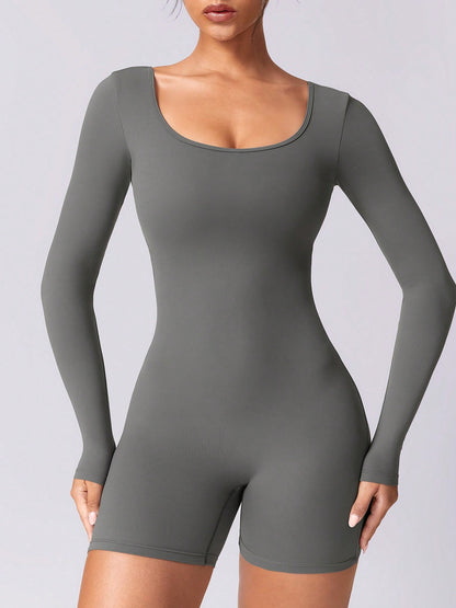 SculptFit V-Back Jumpsuit