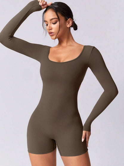 SculptFit V-Back Jumpsuit