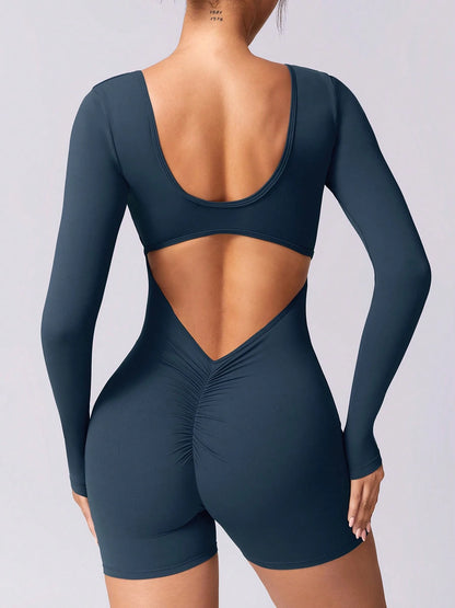 SculptFit V-Back Jumpsuit