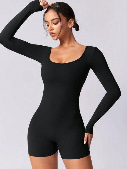 SculptFit V-Back Jumpsuit