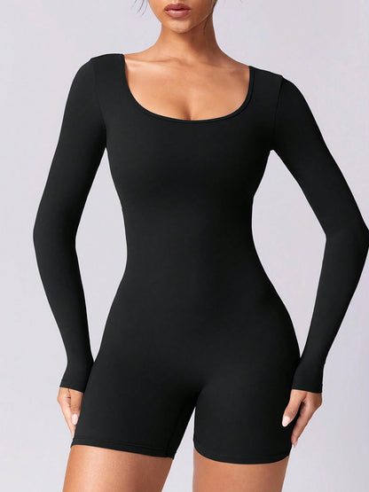 SculptFit V-Back Jumpsuit
