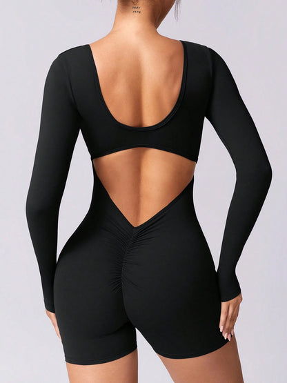 SculptFit V-Back Jumpsuit