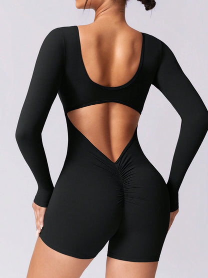 SculptFit V-Back Jumpsuit